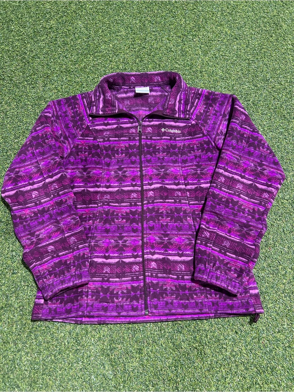 Women’s Columbia Outdoors Fleece Purple Zip Up Jacket